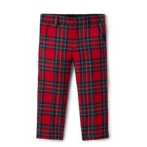New Janie and Jack Plaid Wool Pant